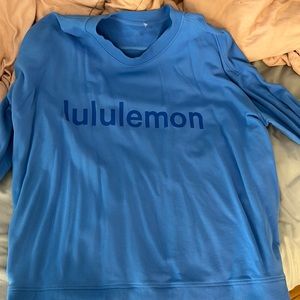 lululemon blue crew worn once no tag